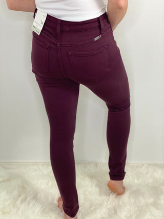 KanCan Burgundy Skinny Jeans