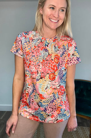 Flowers Everywhere Floral Top