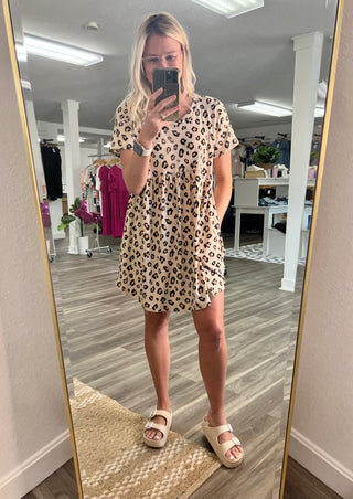 Safari Sweetheart Animal Print Dress