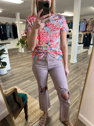 Flowers Everywhere Floral Top