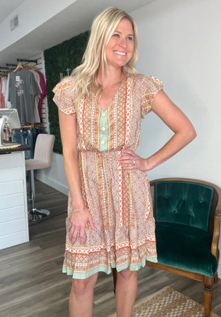 Yes, Yes, Y'all Boho Dress