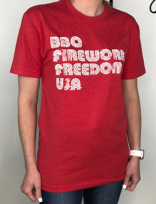 BBQ & Fireworks Tee