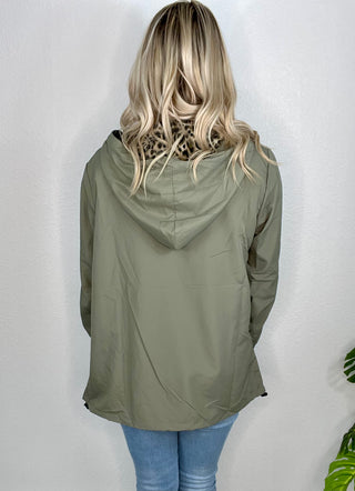 Olive Windbreaker