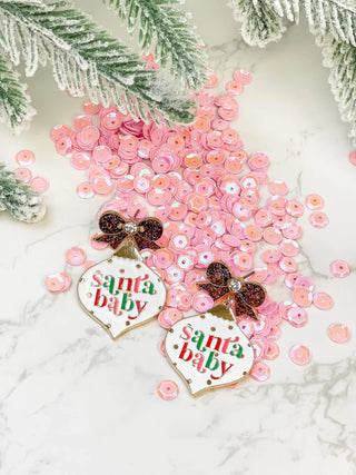 PREORDER: Santa Baby Dangle Earrings